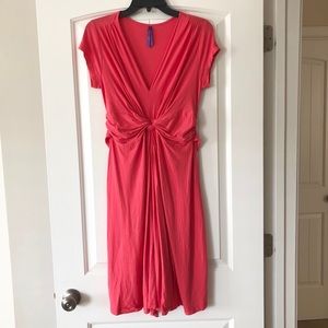 Seraphine Knot Front Maternity Dress